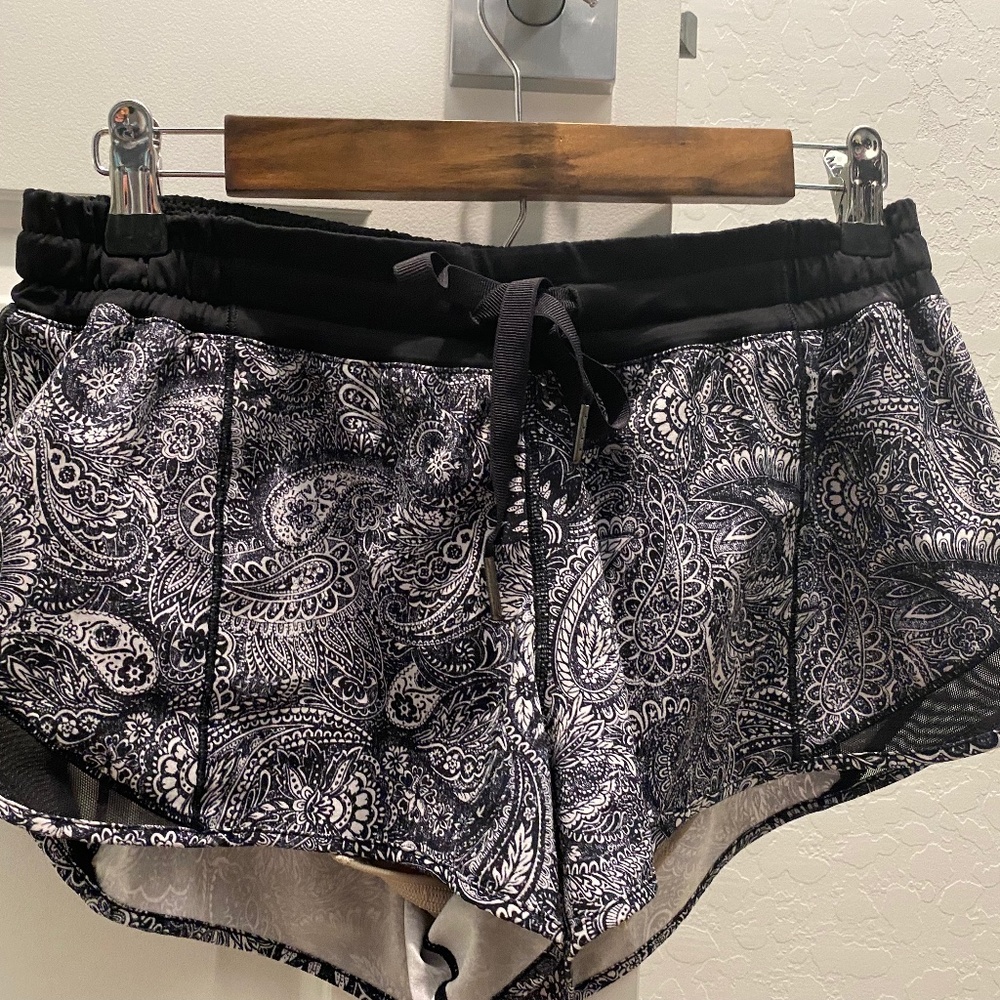 Lululemon running shorts.
